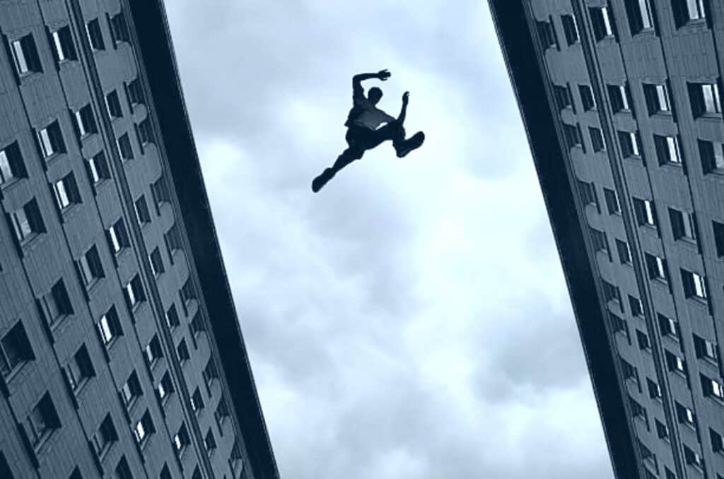 man jumping