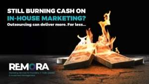 still burning cash on in-house marketing?